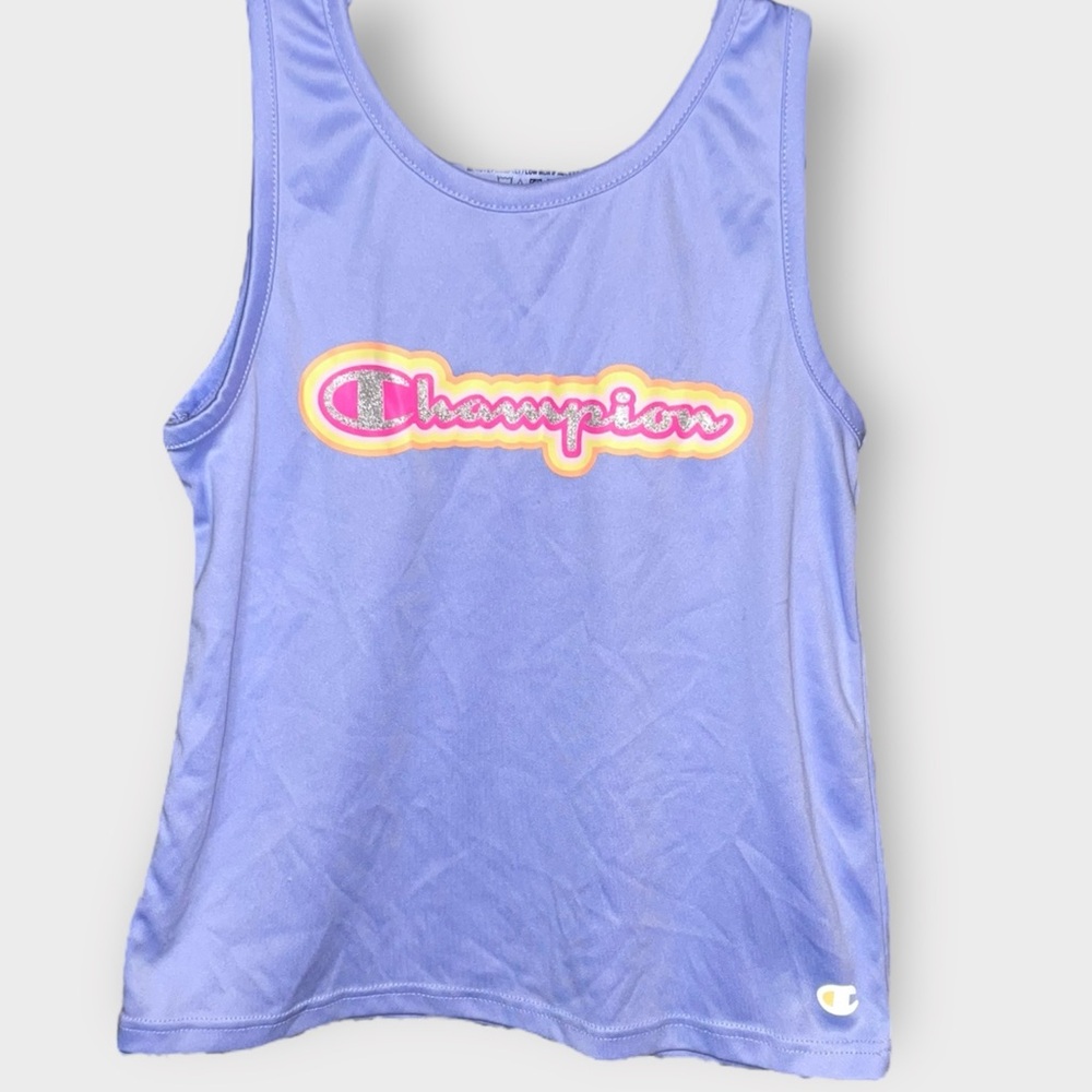 Champion Girls’ Purple Athletic Tank Top (5)